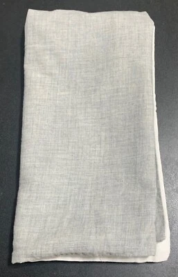 One Single West Elm Pillow Sham Standard Cotton Cashmere Gray Cream 26x26 - Image 1 of 4