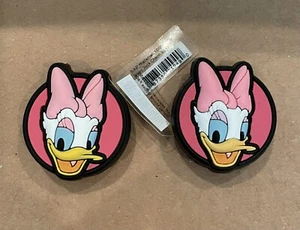 🏰 CROCS BRAND JIBBITZ DAISY DUCK SHOE CHARM! AUTHENTIC! SET OF 2 🏰  - Picture 1 of 1