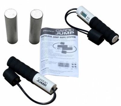 Um par ponderado ajuste profissional cardio salto sistema de salto sem corda melhor ajuste exercício - Imagem 1 de 4