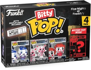 Paquete de 4 Five Night at Freddy's - Ballora Funtime Foxy Baby - ¡Bitty Pop! Funko - Imagen 1 de 4