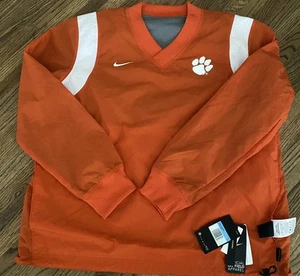 Clemson Tigers Nike Reversible Windbreaker Jacket V-Neck On Field Orange Medium - Bild 1 von 12