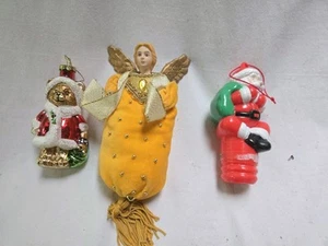 Lot Of 3, Vintage Christmas Ornaments.  - Picture 1 of 7