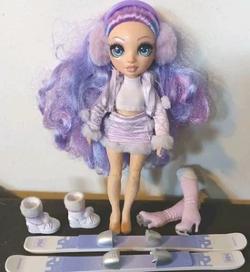 Rainbow High Violet Willow Fashion Doll Winter Break Purple Doll & Accessories - Picture 1 of 8