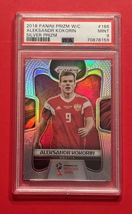 2018 Panini Silver Prizm World Cup #166 Aleksandr Kokorin PSA 9 Russia Soccer - Picture 1 of 2