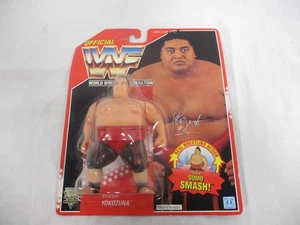 Vintage Wrestler WWF Yokozuna w/ Sumo Smash MOC 1993 Hasbro NEW SEALED - Picture 1 of 12