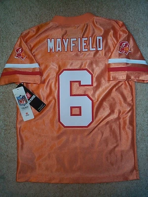 (2025-2026) Buccaneers BAKER MAYFIELD nfl Jersey YOUTH KIDS BOYS (m-medium 8-10) - Image 1 of 3