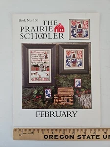 The Prairie Schooler FEBRUARY Counted Cross Stitch Sampler Pattern Book 160 - Picture 1 of 5