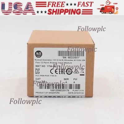 Allen-Bradley AB 1794-IE12 SER A Flex 12 Point Analog Input Module 1794IE12 - Image 1 of 4