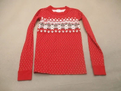 Hanna Andersson Size 10 Girls Christmas 100% Organic Cotton Pajama Top 452 - Image 1 of 4