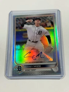 2022 Topps Chrome Update Casey Mize Auto #AC-CMI Tigers - Bild 1 von 2