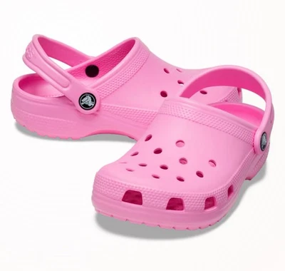 Crocs Classic Clog Junior J1 Taffy Pink Kids Shoes - Image 1 of 4