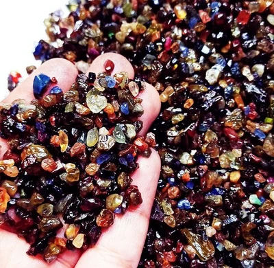 Natural Mixed Sapphire Rough 50 Ct Loose Gemstone With Free Shipping - Image 1 of 4