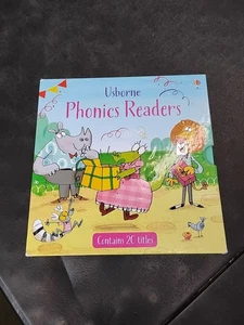 Usborne Phonics Readers Set 20 PB Books w/Notes For Parents And Teachers VG - Imagen 1 de 8