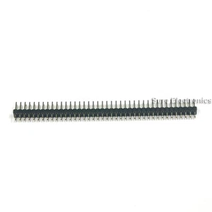 12pcs 2.54mm Double Row 2x40 Pin Breakaway Straight Male Header - Foto 1 di 1