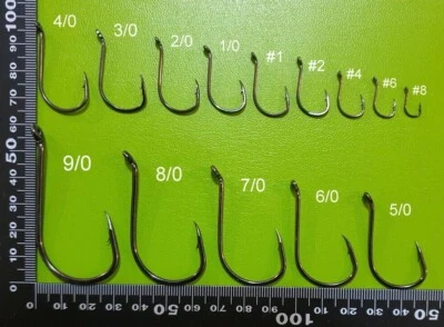 SELECT DFS QUALITY Octopus BEAK suicide fishing hooks sizes #8 to 9/0  - image 1 of 2