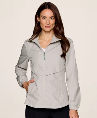 Avalanche Women's Gray Rain Hoodie Jacket Weather Shield Full Zip Lightweight XS - Image 1 of 4