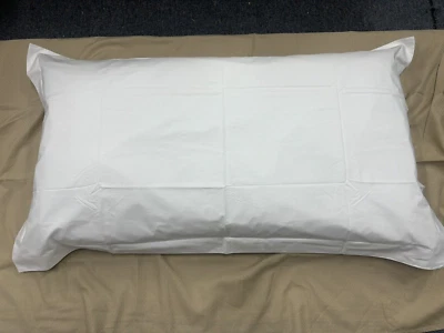 2 EACH  Supima Cotton Pillow Shams 400 Ct Brand New Bulk Pack King Size WHITE - Image 1 of 4