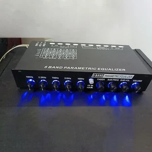 5 Band Car Audio Equalizer Adjustable 5 Bands EQ for Car Stereo Tone - Picture 1 of 6