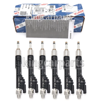 Подлинные топливные форсунки 6X Bosch 13647639994 для BMW 335i 535i 435i 740i F10 F30 - Изображение 1 из 4