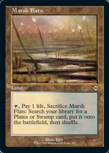 *FOIL Retro Frame* Marsh Flats - Modern Horizons 2 - MTG Fetch Land - Picture 1 of 1