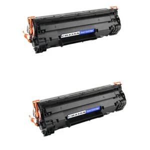 2 cartuchos de tóner negros para Canon LBP3018 3150 3010 3100 3108 3050 CB435A - Imagen 1 de 3