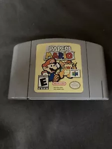 Paper Mario - N64 Authentic Tested & Working. Excellent Condition - Picture 1 of 2