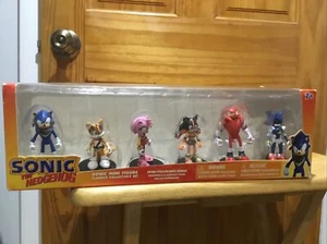 SONIC THE HEDGEHOG Mini Figure Classics Collectors Set (6 DIFFERENT Figures Set) - Picture 1 of 21