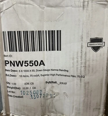 Shield Wrap-Heavy Duty Plastic Packing Wrap Rolls PNW550A- Pack Of 12 - Image 1 of 4