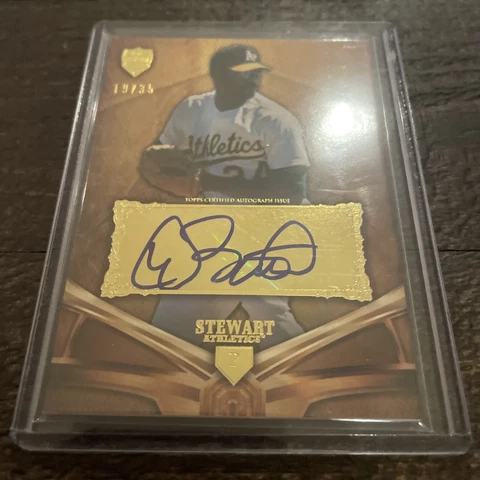 DAVE STEWART 2013 Topps Supreme Autograph Oakland Athletics /35 Cover