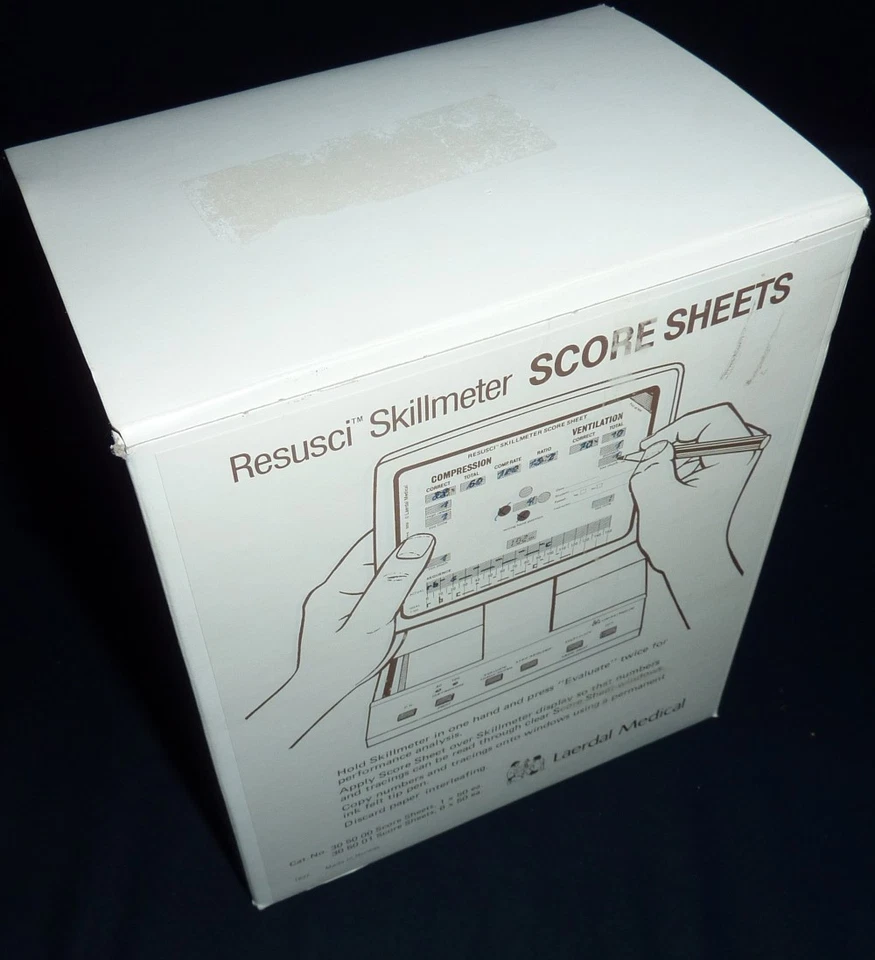 6x50 Stück Laerdal Resusci Anne Skillmeter Score sheets - Bild 1 von 1
