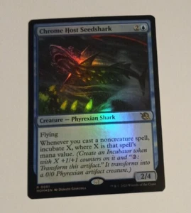 Chrome Host Seedshark FOIL NM/M MOM March Machine MTG Magic the Gathering - Picture 1 of 2