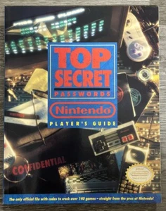 Top Secret Passwords Nintendo Player's Strategy Guide Original Packaging - Picture 1 of 3