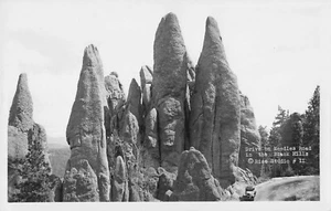 Vintage RPPC Needles Road Black Hills South Dakota Card Landscape Photo Postcard - Picture 1 of 2