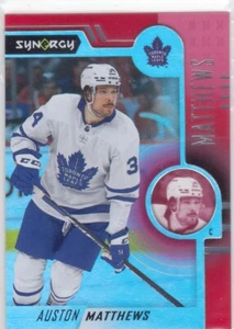 2022/23 SYNERGY..AUSTON MATTHEWS..RED ACETATE..# 19..MAPLE LEAFS..COMBINED SHIP - Picture 1 of 1