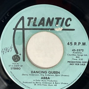 Abba Dancing Queen Promo 7" 45 1976 Atlantic Mono Stereo 3372 - Picture 1 of 5