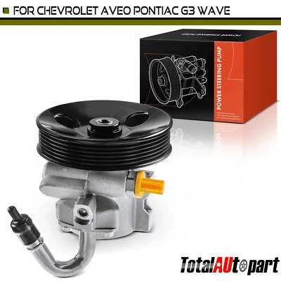 Bomba de dirección asistida de aluminio con polea para Chevrolet Aveo Aveo5 Pontiac G3 Wave Foto 1 de 4
