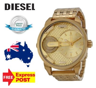 NUEVO RELOJ CRONÓGRAFO DIÉSEL MINI DADDY DZ7306 TODO DORADO ACERO INOXIDABLE PARA HOMBRES Foto 1 de 4