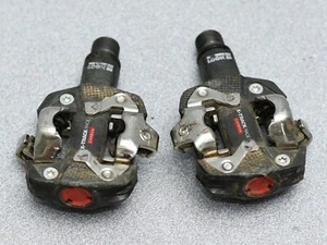 LOOK X-TRACK RACE CARBON Pedals - Dual Sided Clipless, Chromoly, 9/16", Black - Picture 1 of 6