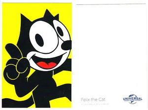 2017 UNIVERSAL CLASSIC MEDIA FELIX THE CAT PROMOTIONAL PROMO CARD RARE 4" X 6" - Picture 1 of 1