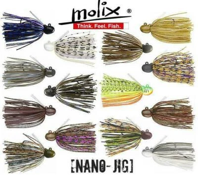 Señuelo de pesca sin malezas Molix Nano Jig 5/16 oz 9 g - Elige el color NUEVO @ eBay  Foto 1 de 2