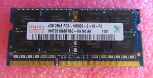 Hynix HMT351S6BFR8C-H9 4GB PC3-10600 DDR3-1333MHz non-ECC CL9 204P SoDimm Memory - Picture 1 of 3