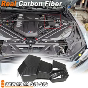Dry Carbon Fiber ECU Engine Battery Cover For BMW G87 M2 G80 G81 M3 G82 G83 M4 - Picture 1 of 13