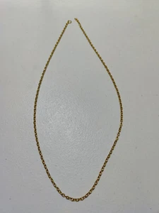 Vintage Gold Toned Necklace No Clasp 24" 8.28g - Picture 1 of 6