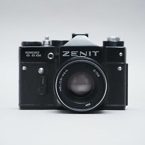 Zenit TTL Mirror Reflex Camera Black+Helios 44M 2/58 1.113GEO