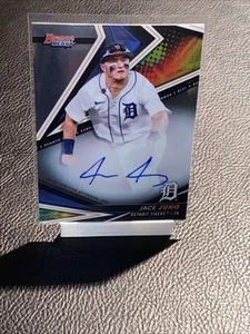 2022 Bowman's Best #B22-JJ Jace Jung Auto Best Of 2022 Tigers Rookie RC - Bild 1 von 2