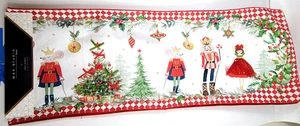 Max Studio Nutcracker Ballet Holiday Christmas Table Runner 16" X 90" New - Picture 1 of 5