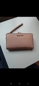 Michael Kors Jet Set Travel Double Zip Geldbörse - Powder Blush - Bild 1 von 8