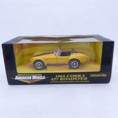 American Muscle ERTL 1:18 36264 Shelby Cobra 1965 427 Roadster en embalaje original EX8295 - Imagen 1 de 4
