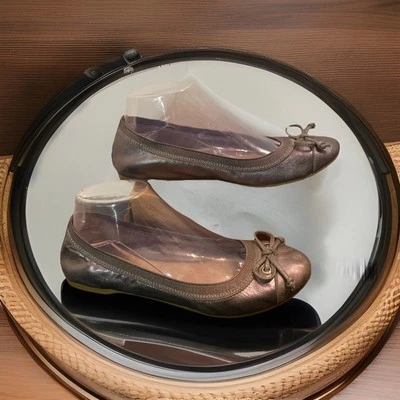 Zapatos planos de ballet SPERRY Top-Sider para mujer 7,5 M antideslizantes peltre metálico Foto 1 de 4