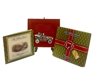 White House Ornament 2012 President William Taft & Nellie Green Model M Car - Picture 1 of 11